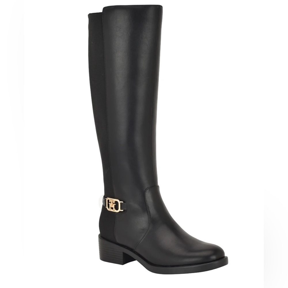 Tommy Hilfiger Imizza Side Zip Riding Boots